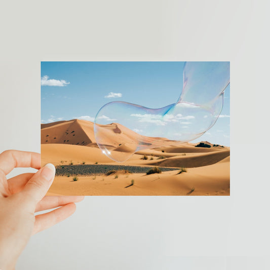 Soapbubble Studies// Morocco- Postcard