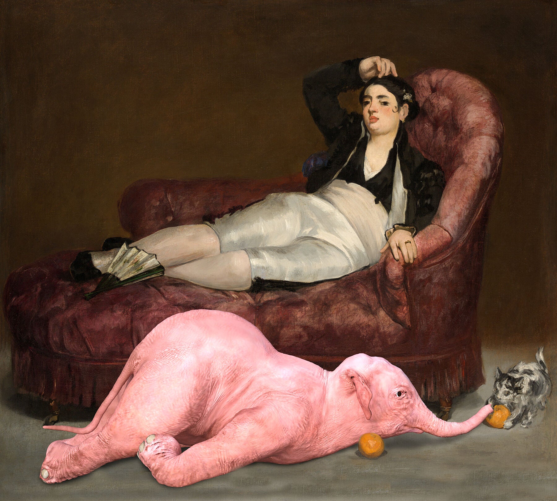 Reclining Young Woman in Spanish Costume  Édouard Manet.