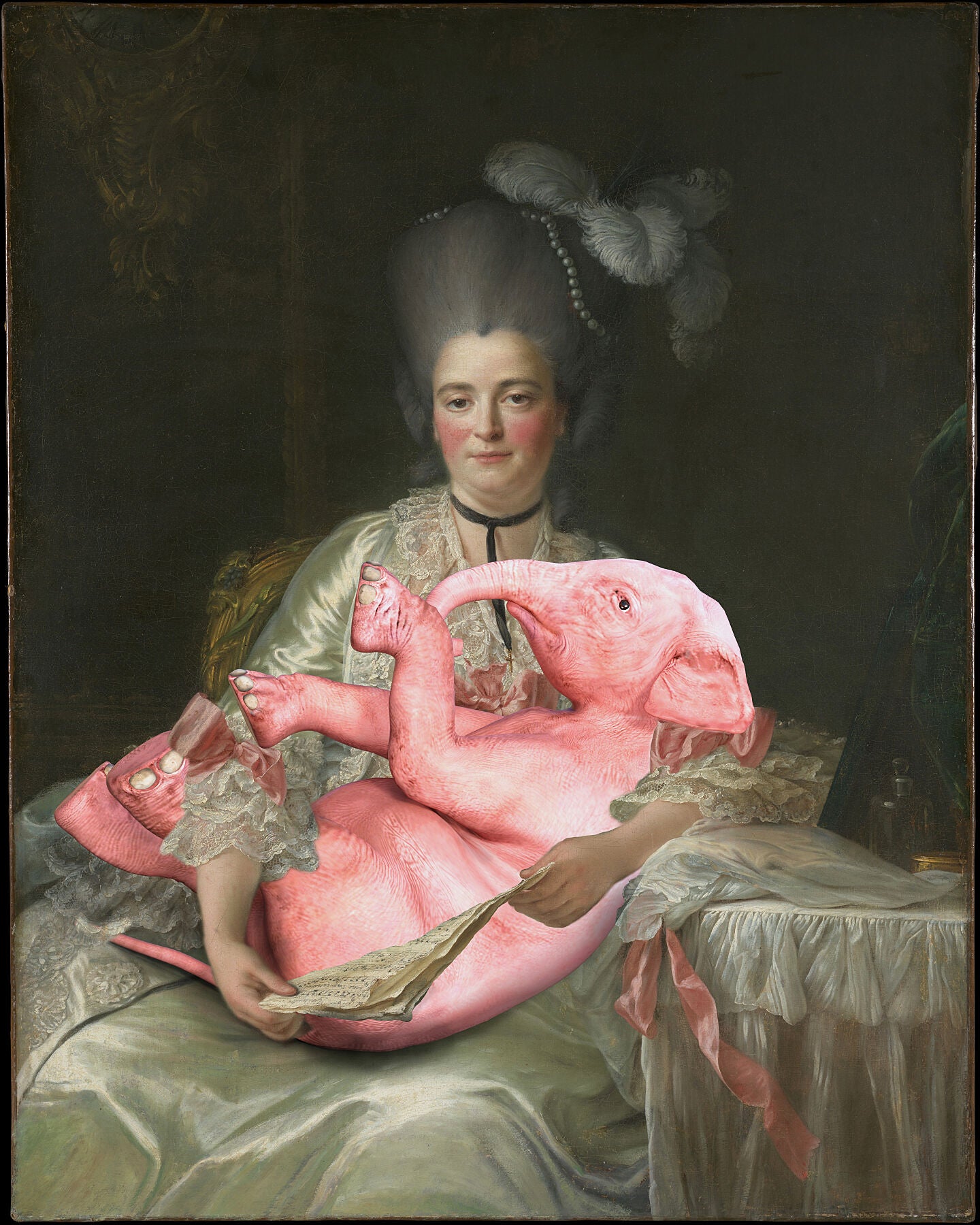 Dream on - Marie Rinteau with Pink Elephant //Francois Hubert Drouais